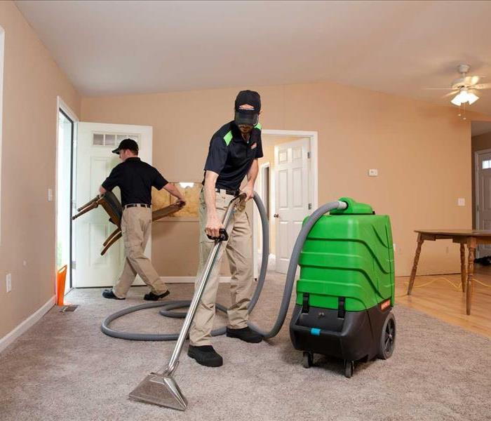 SERVPRO workers in home 